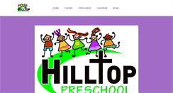 Desktop Screenshot of hilltoppreschool.org